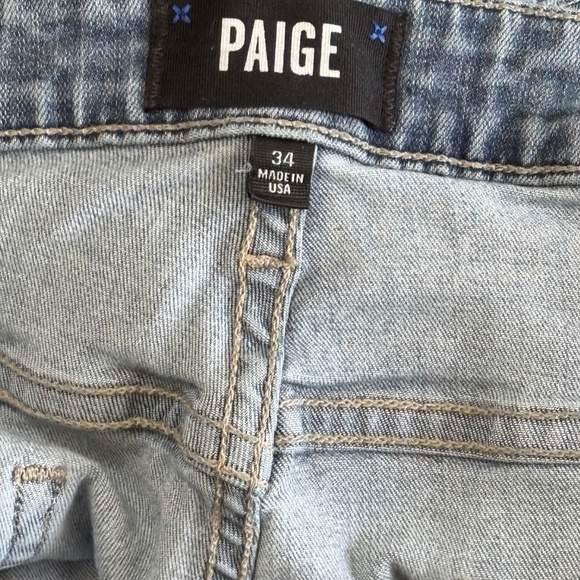 Men's Paige Federal Jeans in light wash blue - Picture 4 of 5